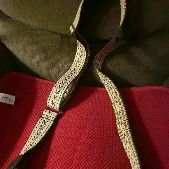 Ladies shoulder strap black ANA purse,  pocket in the front - Picture 4 of 5